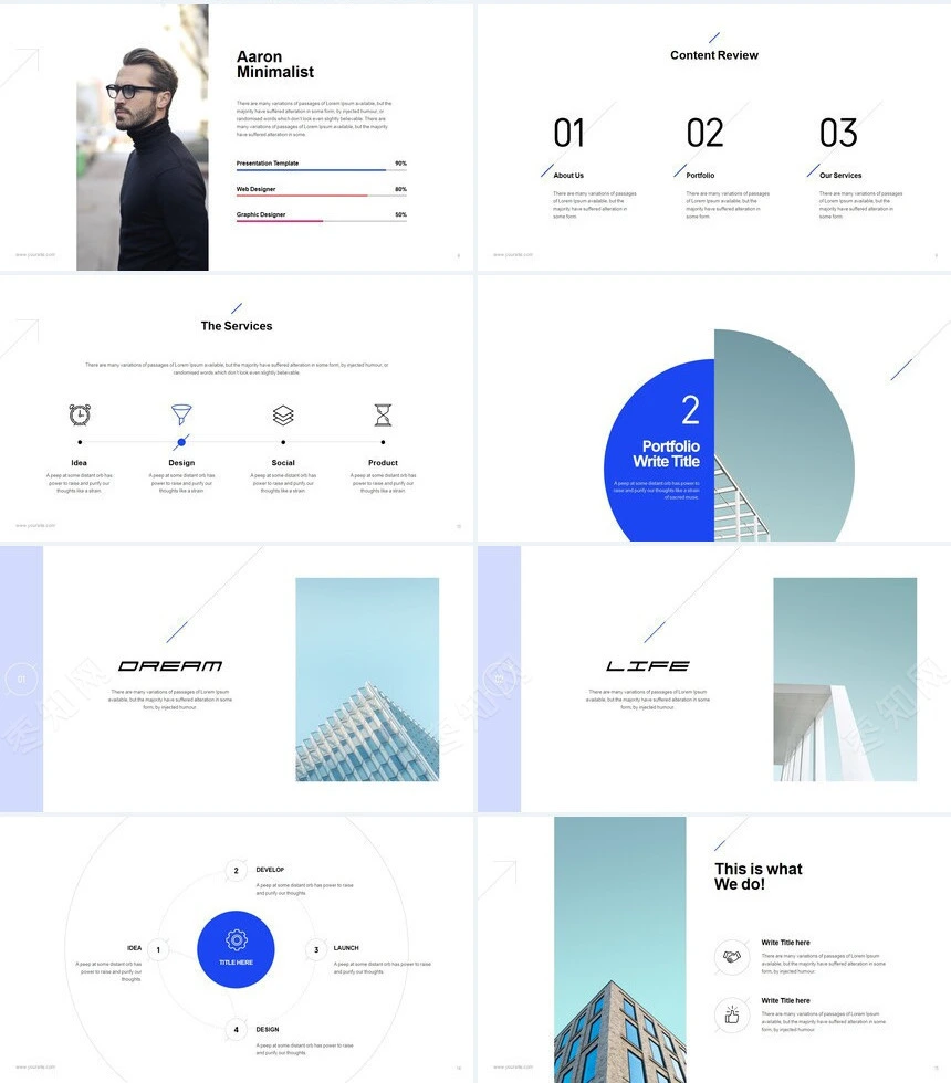 广告策划设计摄影通用PPT模板