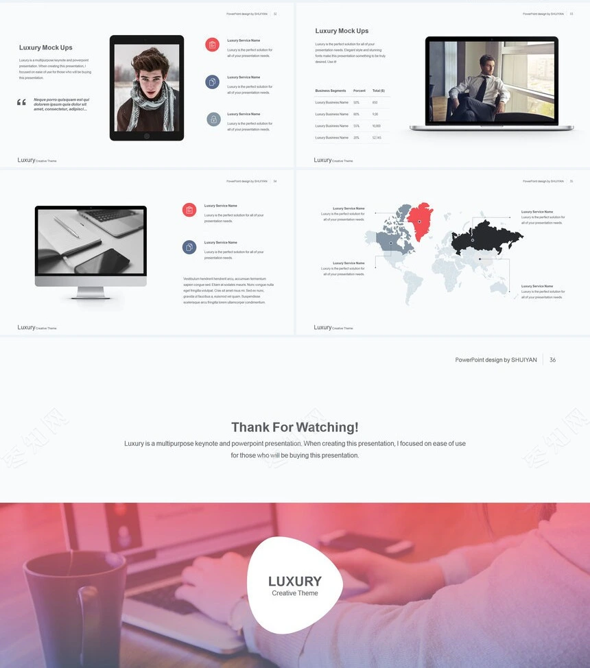 玫红灰时尚欧美商业计划书通用PPT模板