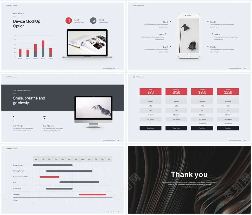 酷黑高级玫红欧美风通用PPT模板