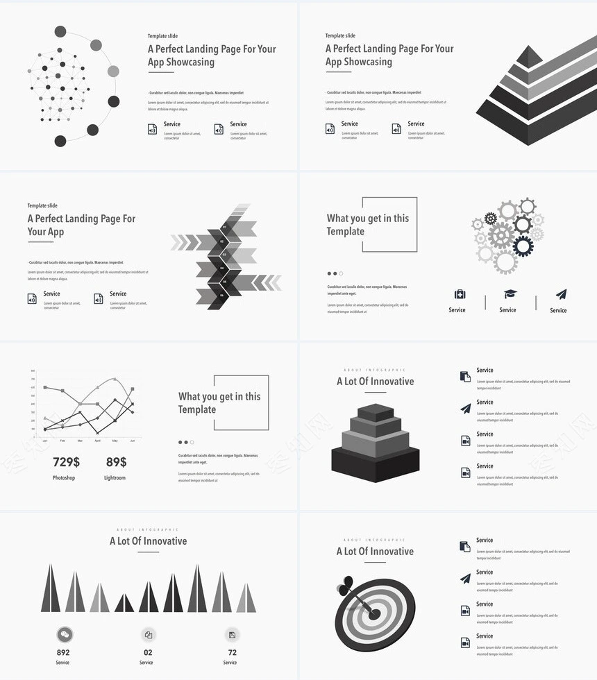 北欧INS空间艺术设计广告策划高端品牌宣传PPT模板