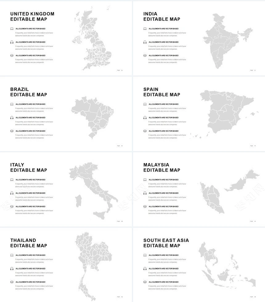 北欧高端品牌宣传项目策划PPT模板