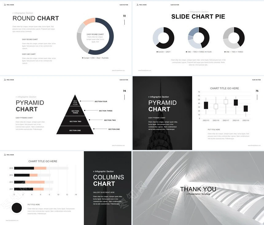 文艺北欧风PPT模板