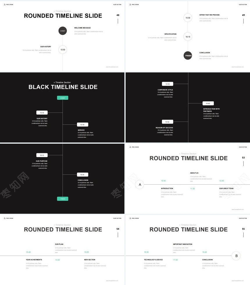 文艺北欧风PPT模板