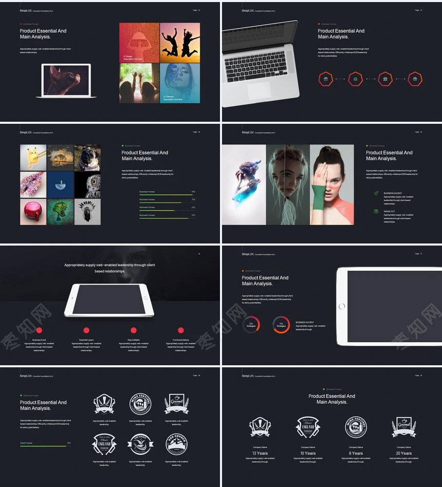 高端品牌宣传北欧风表格数据商业计划书产品发布PPT模板