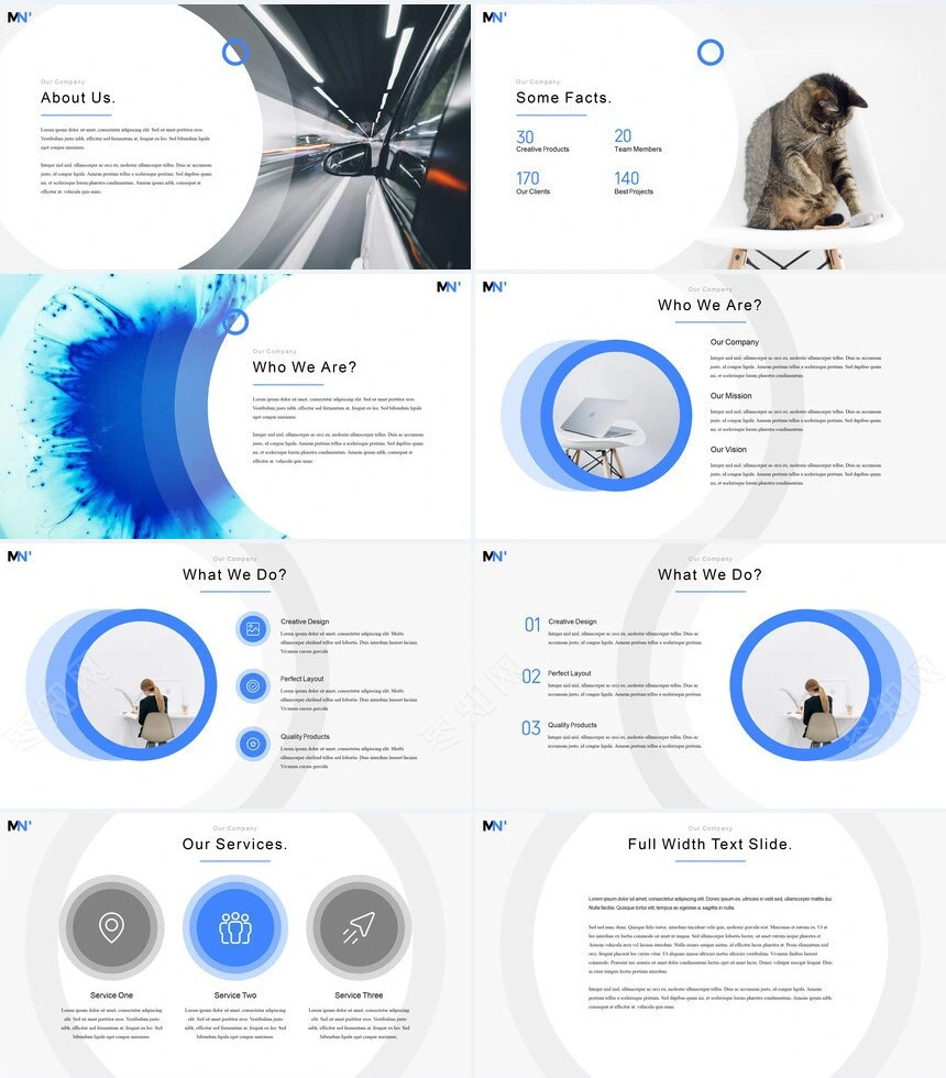 欧美简约数据表格通用产品发布会科技产品简介通用PPT模板