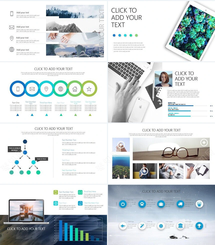 时尚艺术爆炸花电子科技产品通用PPT模板