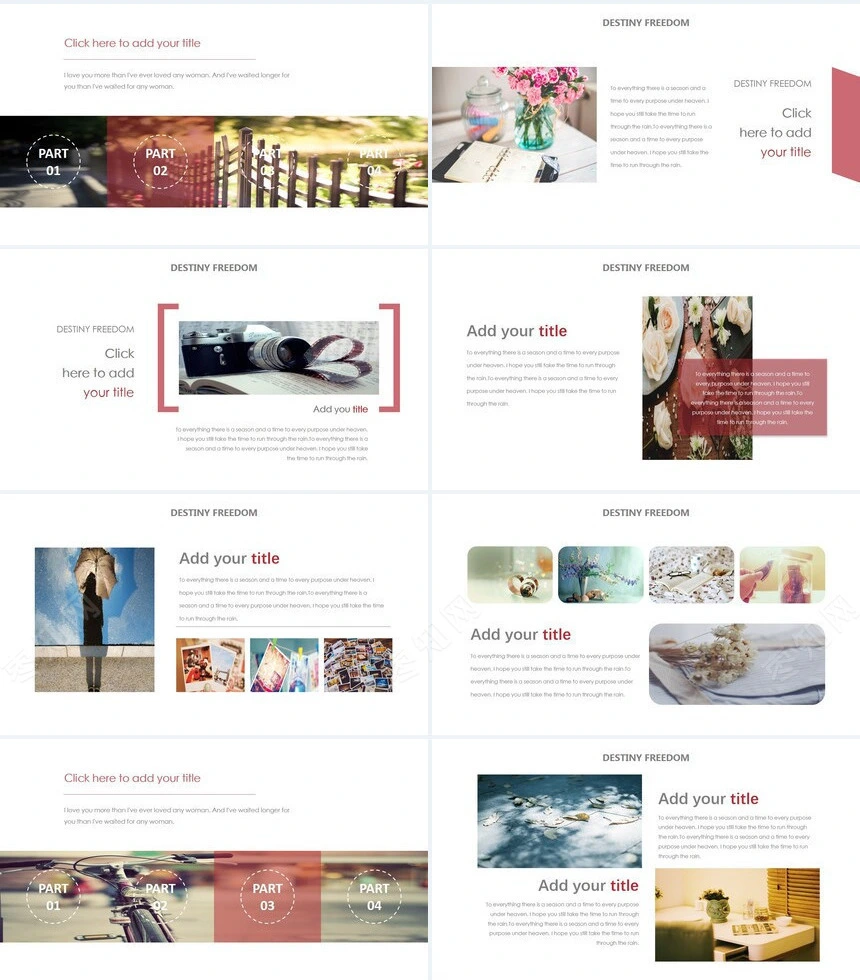 草莓饮食类设计PPT模版