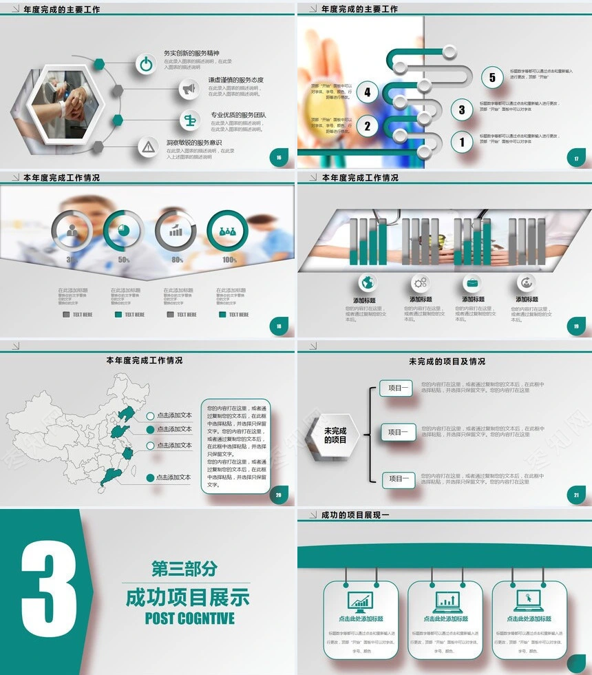 医疗绿医疗行业工作报告PPT模板医院工作总结医药代表销售汇报医生工作总结护士工作总结