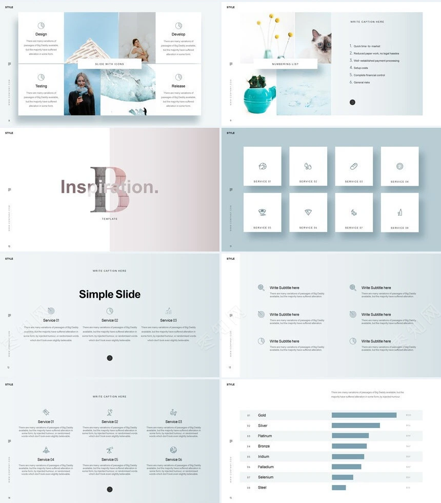 创新悬浮欧美时尚风电子产品简介通用PPT模板
