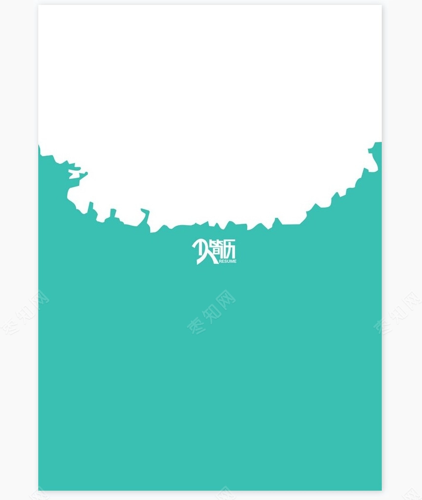 个人简历四页word模板(32)