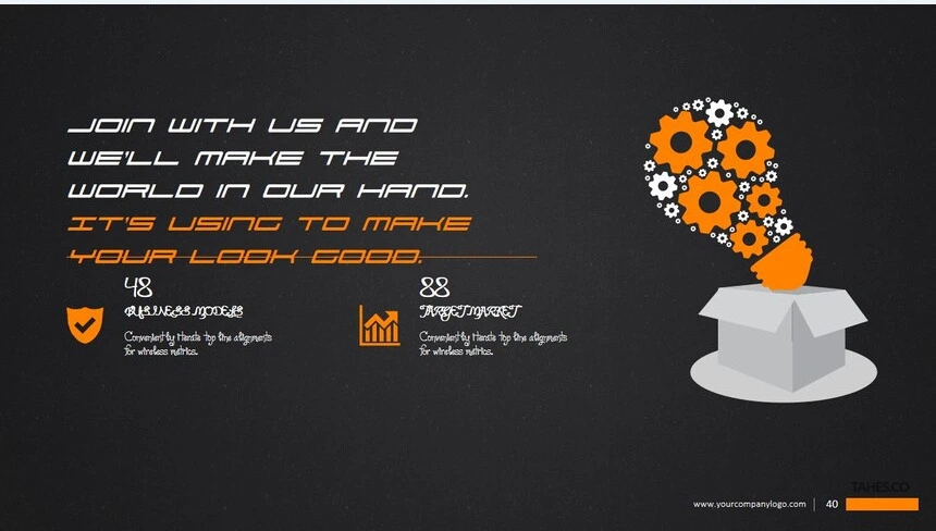 40款欧美思维导可视化图表数据PPT图表(3)